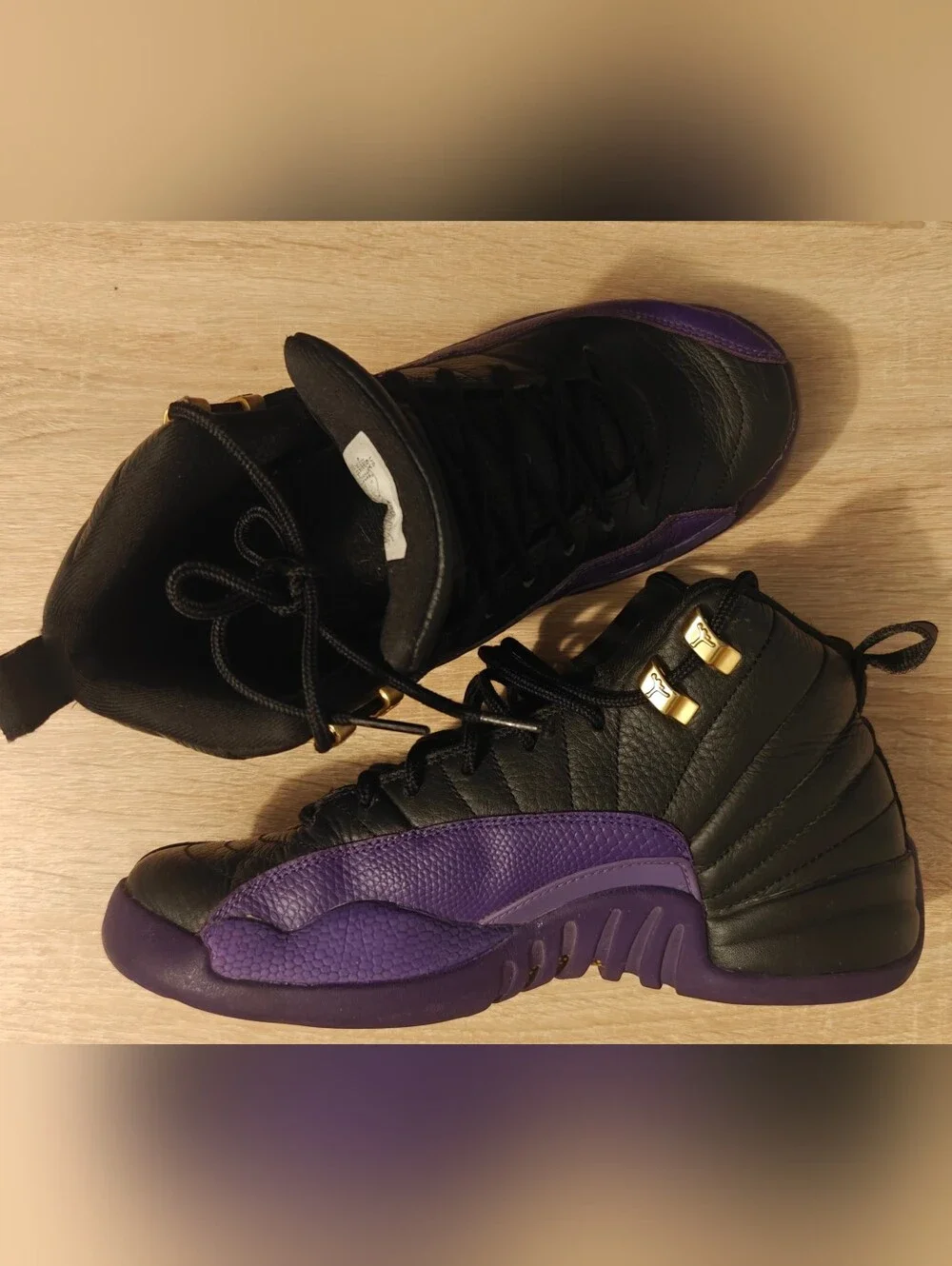 Nike Air Jordan 12 Retro GS Field Purple Black - Size 6.5Y - 153265-057
